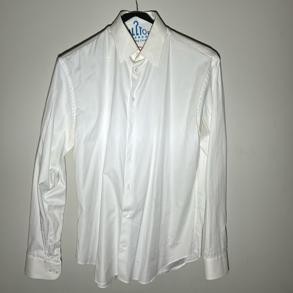 Giorgio Armani Collezioni Men’s white 42 - 16 1/2 dress shirt.